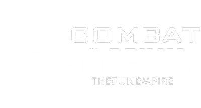 Combat Archery Logo White Small