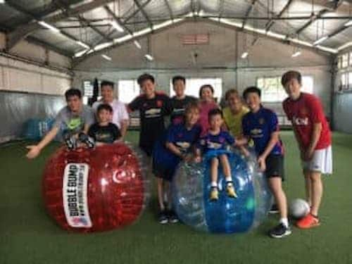 Bubble Bump – Team Building Activities Singapore (Credit: FunEmpire)