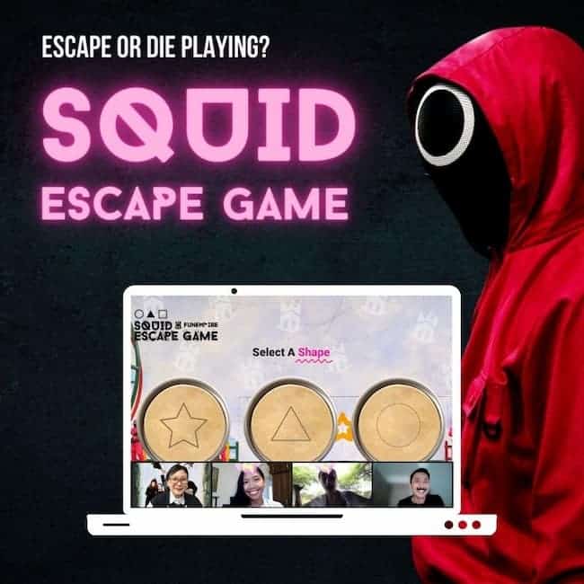Virtual Squid Escape - Team Building Singapore (Credit: FunEmpire)